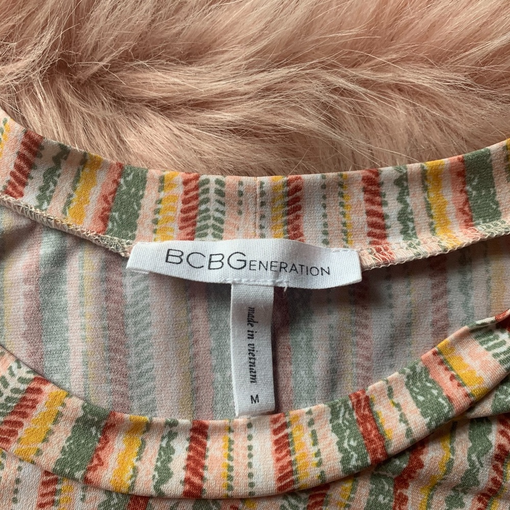 Bcbgeneration Multi-Colored Swing Dress - Size M - image 4